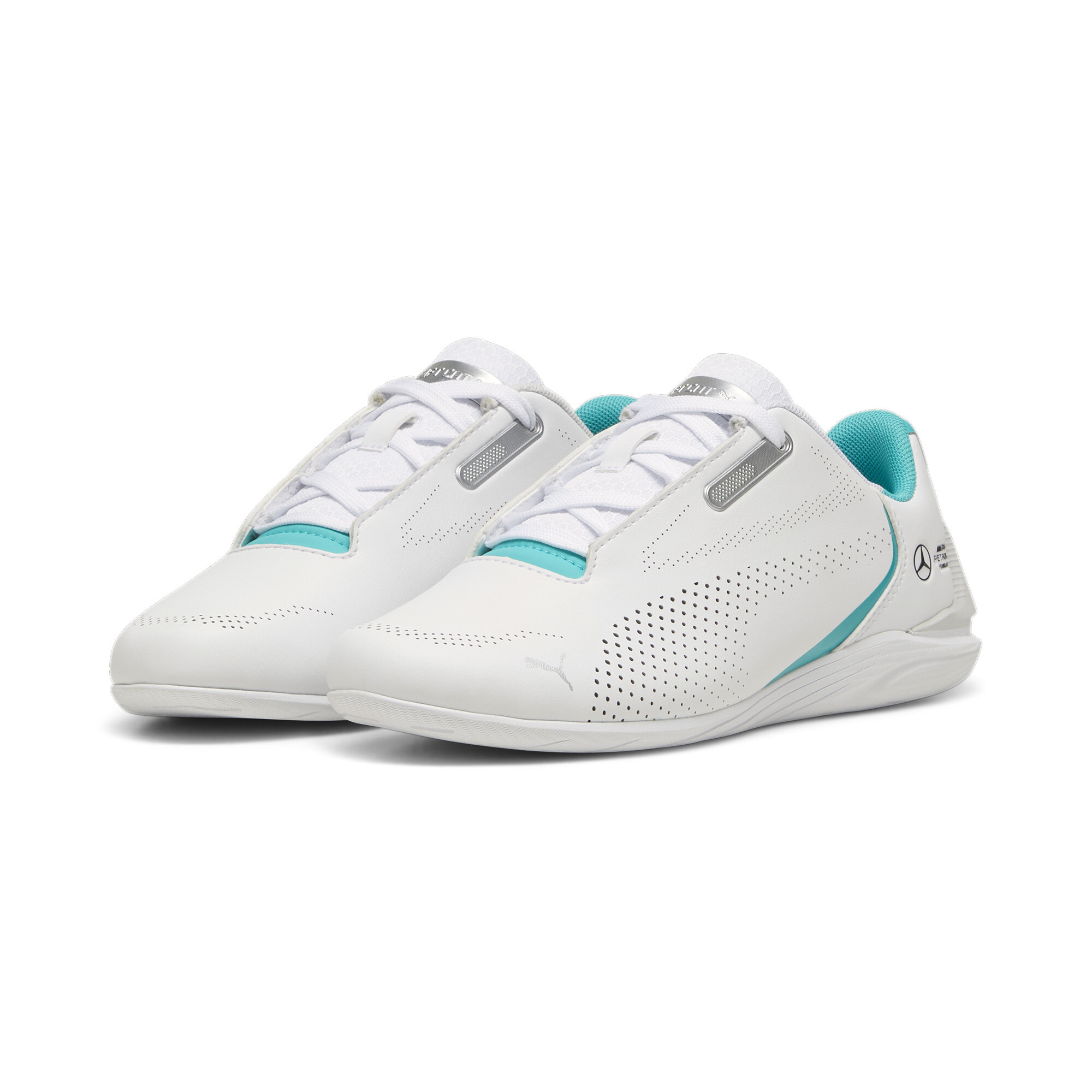 Men's Puma Mercedes-AMG Petronas F1® Drift Cat Decima 2.0 Sneakers Youth, White, Size 37, Shoes