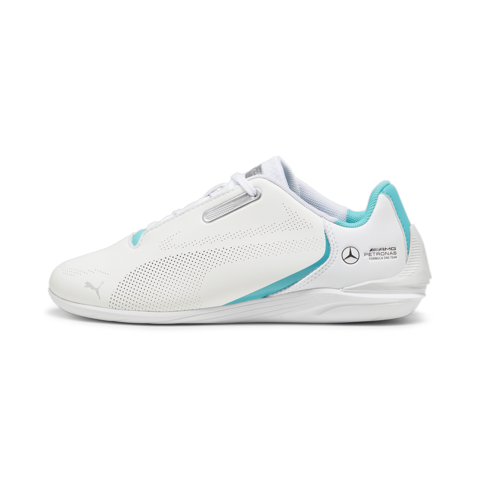 Men's Puma Mercedes-AMG Petronas F1® Drift Cat Decima 2.0 Sneakers Youth, White, Size 37, Shoes