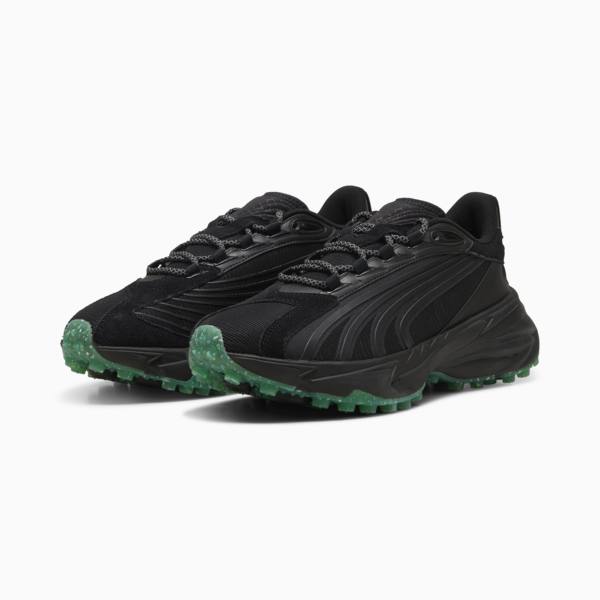 Mercedes-AMG Petronas F1® Spirex Sneakers Unisex, PUMA Black-Fizzy Green, large-ZAF