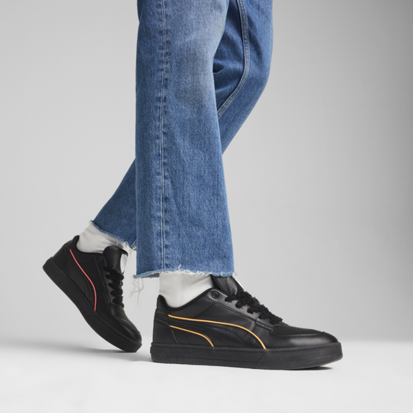 Scuderia Ferrari Caven 2.0 Neon Sneakers Unisex, Sun Stream-Sunset Glow-PUMA Black, large-MEX