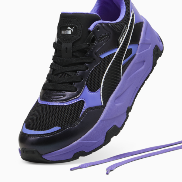 F1® Trinity Neon Sneakers Unisex, PUMA Black-Dark Amethyst, large-ZAF