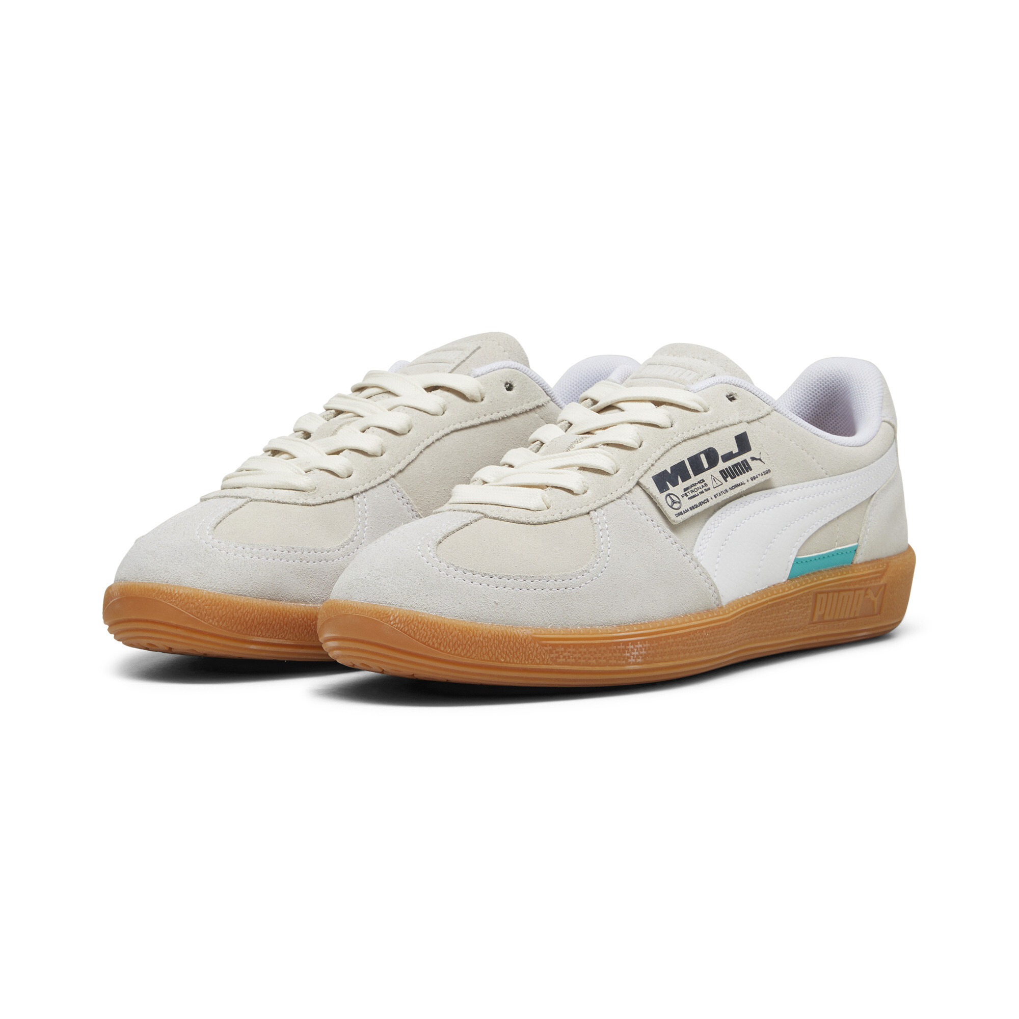 Puma Mercedes-AMG Petronas Motorsport Palermo X MDJ, White, Size 45, Shoes