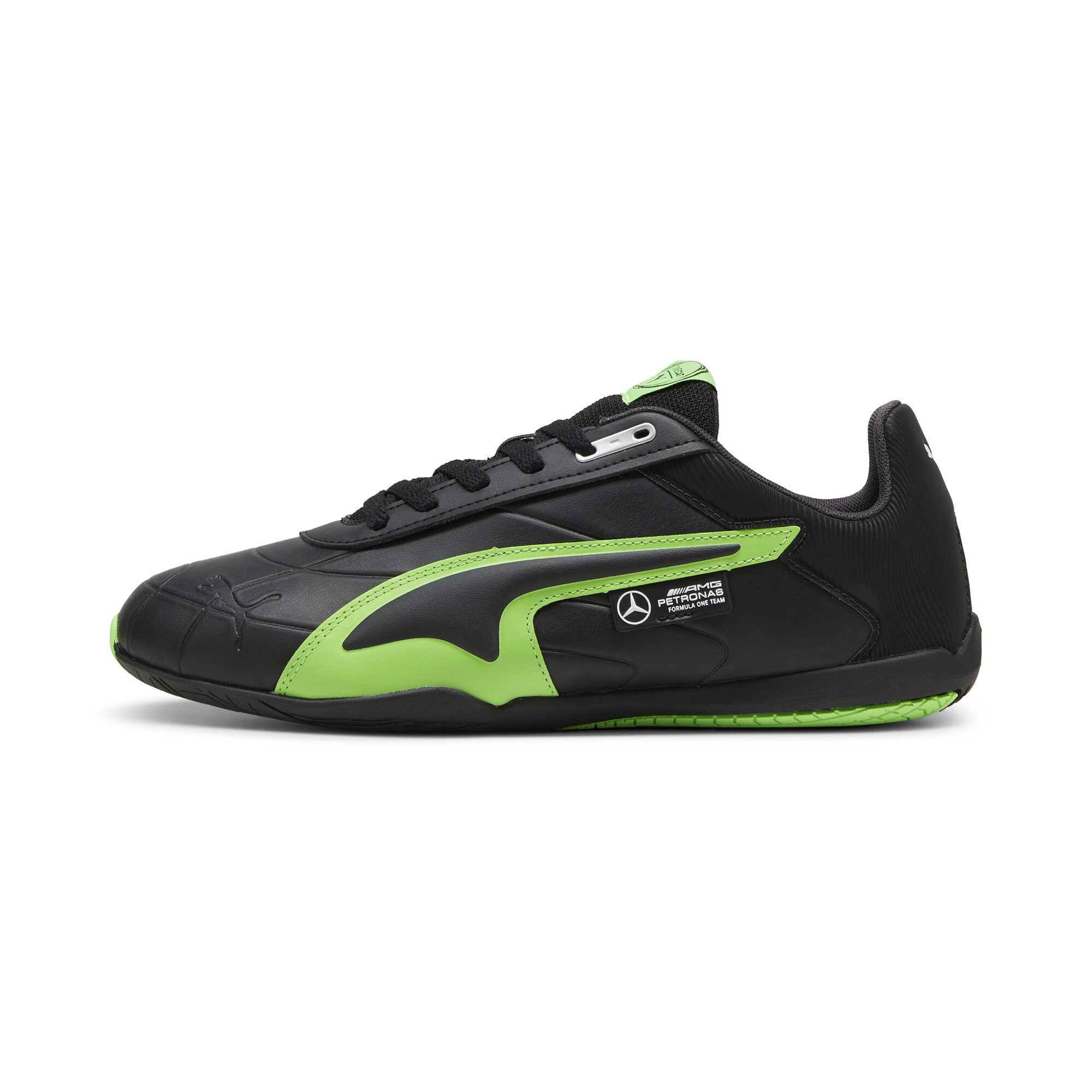 Puma Mercedes-AMG Petronas F1® Tune Cat Sneakers Unisex Schuhe | Mit Plain | Black/Fizzy Green | Größe: 40.5