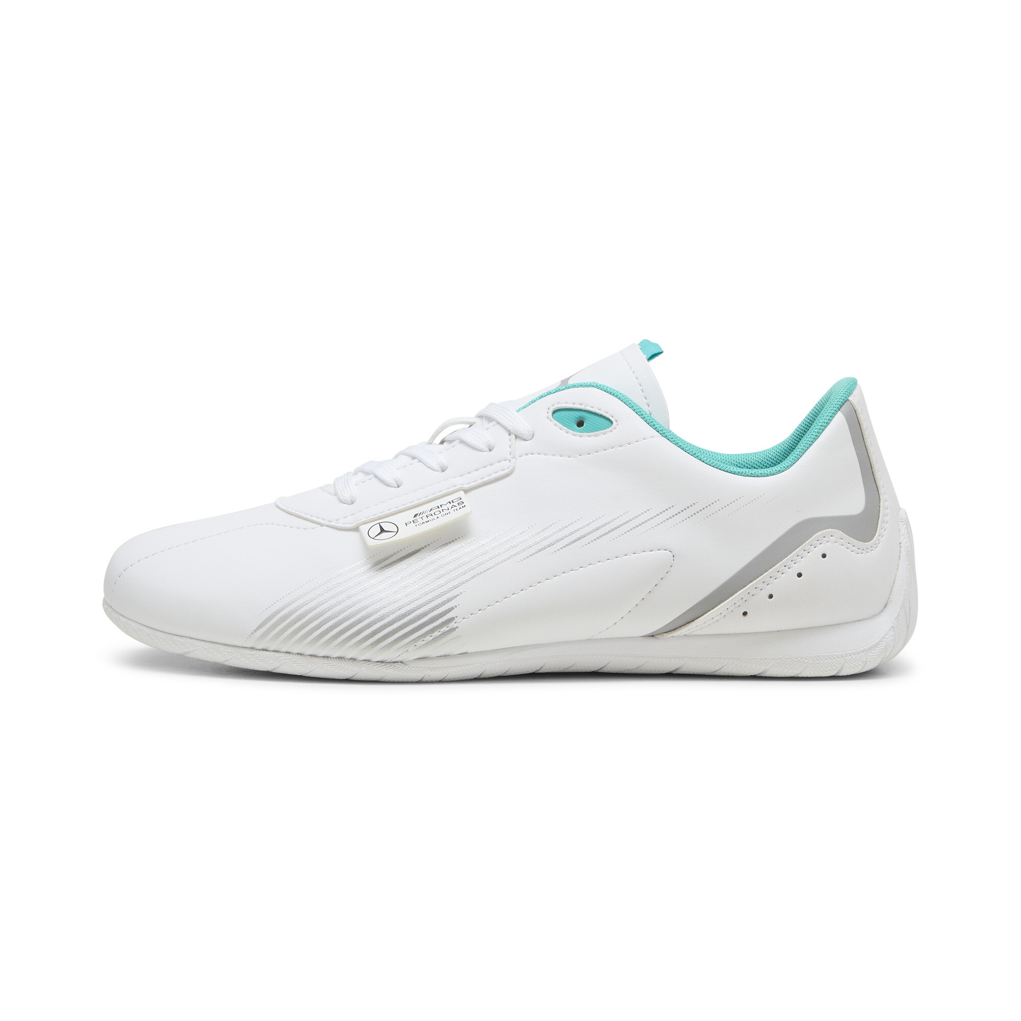 Puma Mercedes-AMG Petronas F1® Neo Cat 2.0 Sneakers Unisex Schuhe | Mit Plain | White/Sheen Green | Größe: 38