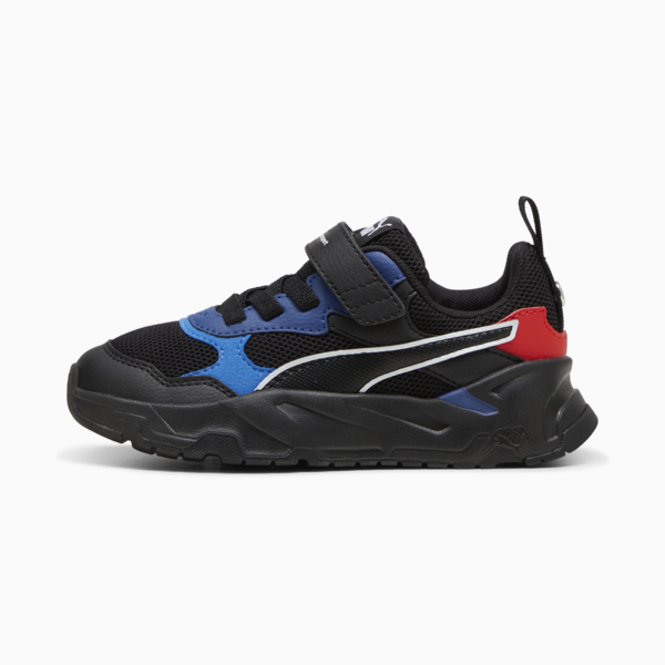 BMW M Motorsport Trinity Sneakers Kids, PUMA Black-Pro Blue-Pop Red, large-ZAF