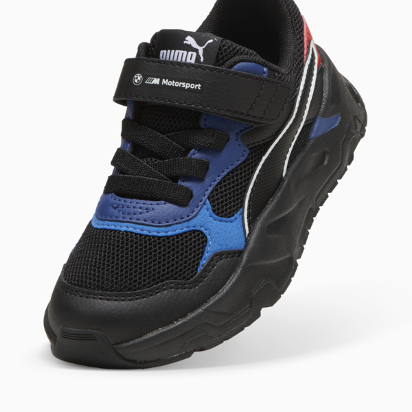 BMW M Motorsport Trinity Sneakers Kids, PUMA Black-Pro Blue-Pop Red, large-ZAF