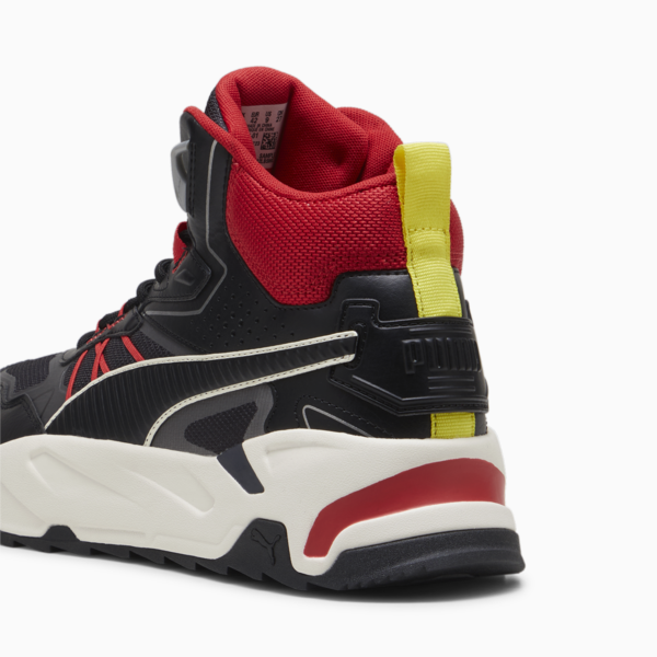Scuderia Ferrari Trinity Mid WTR Sneakers Men, PUMA Black-Rosso Corsa, large-MEX