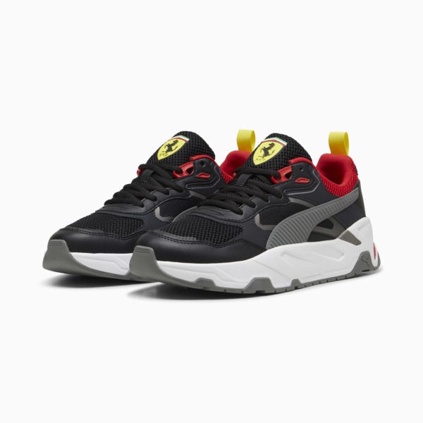 Tenis hombre Scuderia Ferrari Trinity, PUMA Black-Rosso Corsa, large-MEX