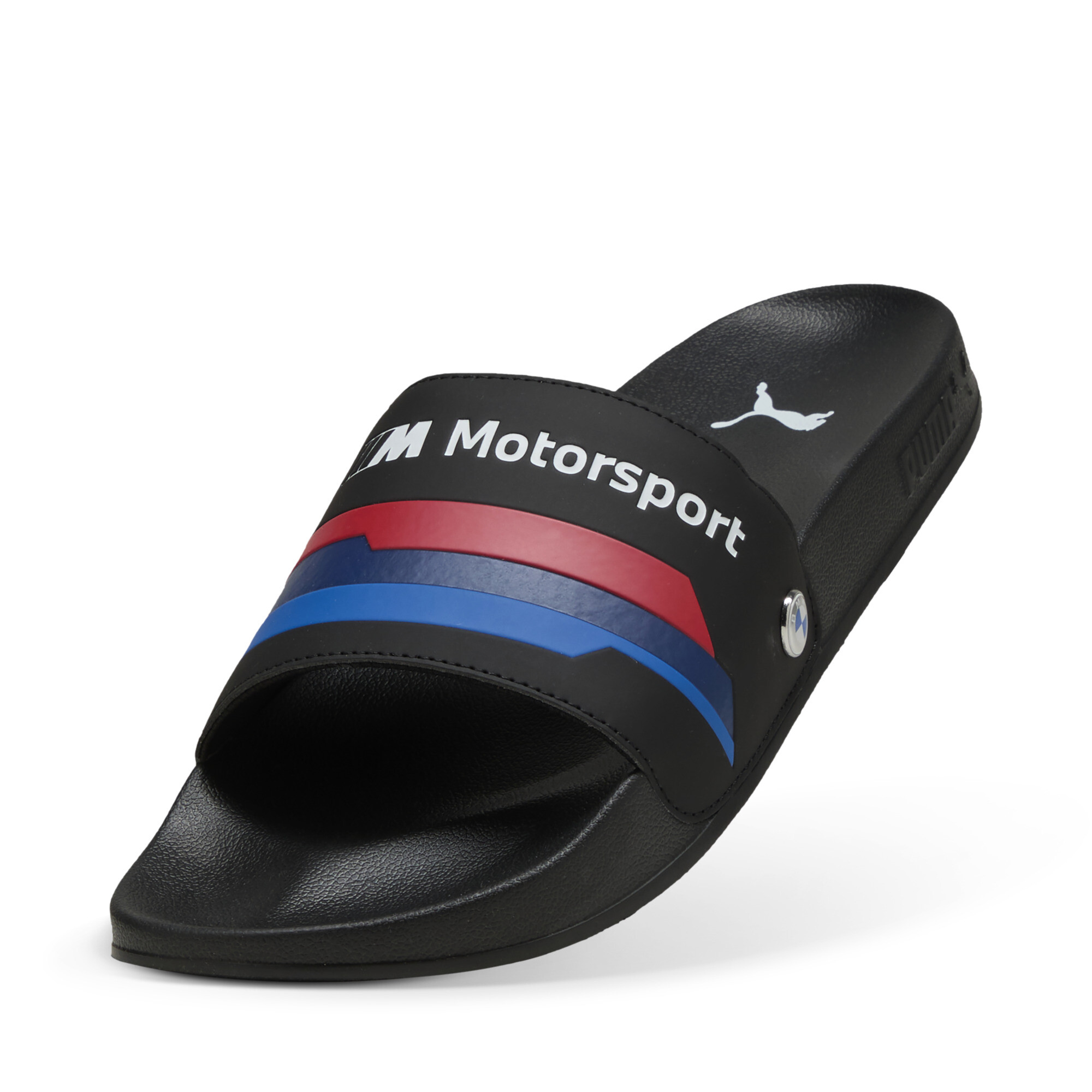 BMW M Motorsport Logo Leadcat 2.0 slippers, Zwart, Maat 37 | PUMA