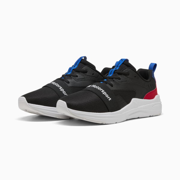 BMW M Motorsport Wired 2 Sneakers Unisex, PUMA Black-Cool Cobalt-Pro Blue-Pop Red-PUMA White, large-MEX