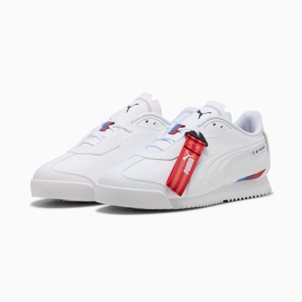 BMW M Motorsport Roma Stradale Sneakers Unisex, PUMA White-PUMA Black, large-MEX