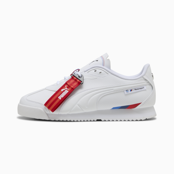 BMW M Motorsport Roma Stradale Sneakers Unisex, PUMA White-PUMA Black, large-MEX