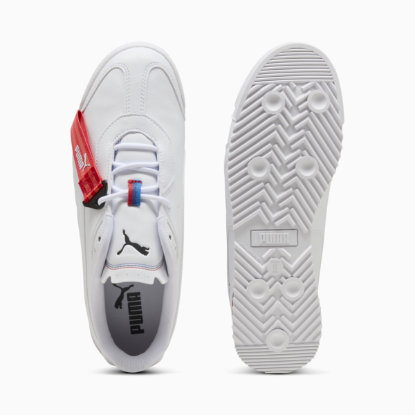 BMW M Motorsport Roma Stradale Sneakers Unisex, PUMA White-PUMA Black, large-MEX