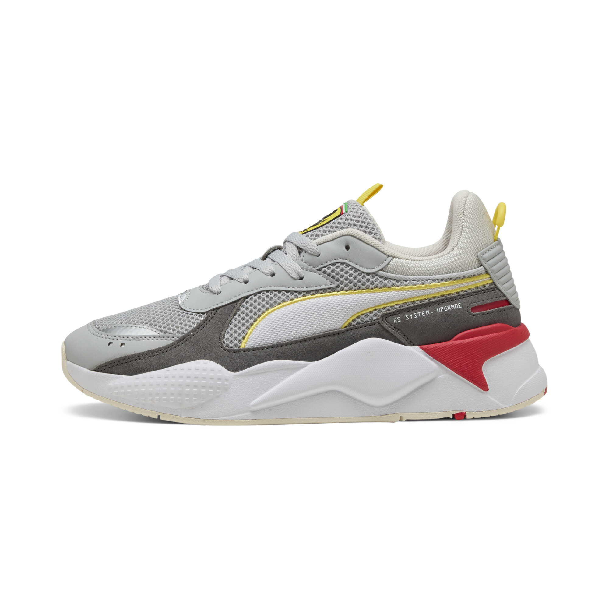 Puma Scuderia Ferrari HP RS-X Sneakers Schuhe | Mit Plain | Flat Medium Gray/Flat Light Gray | Größe: 42