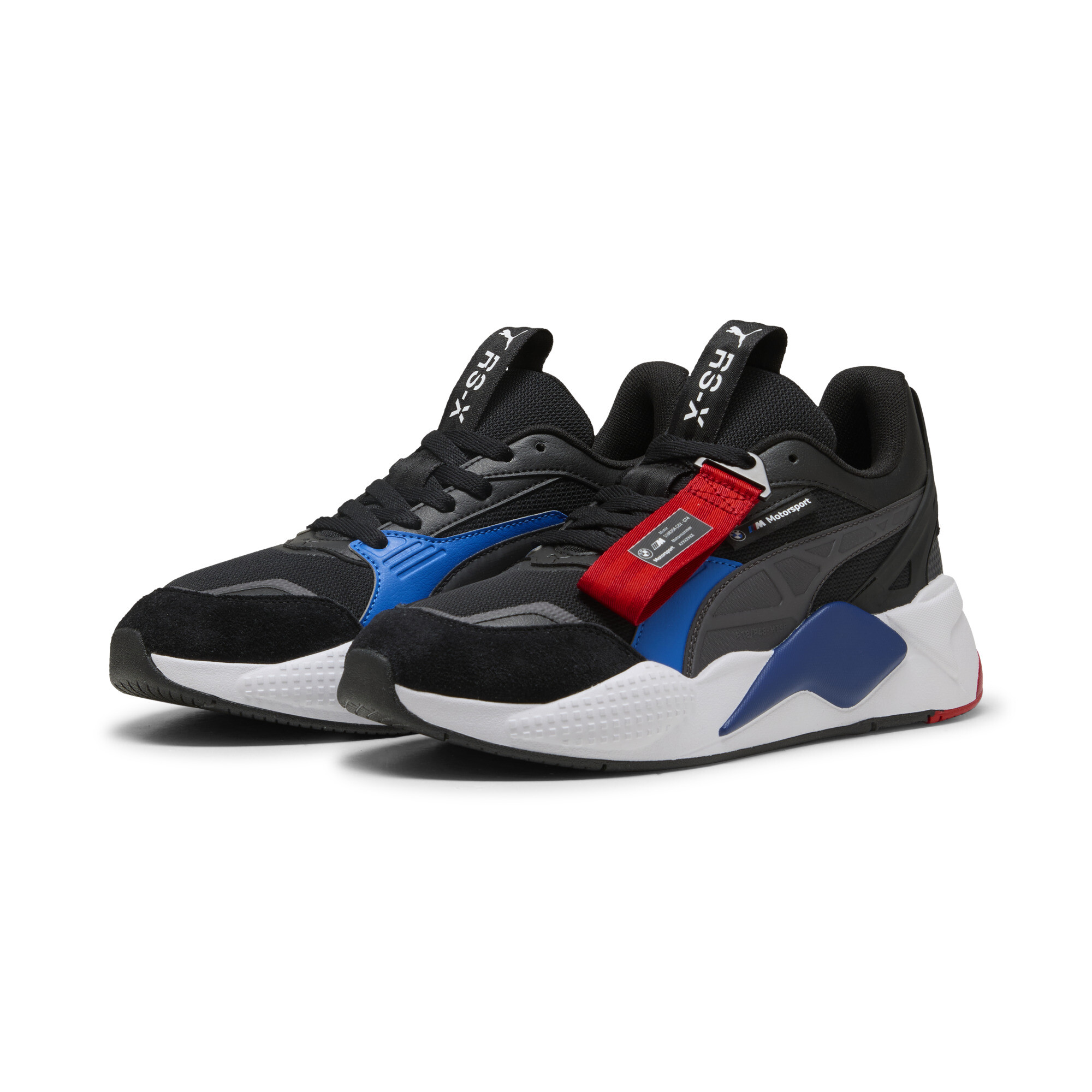 PUMA BMW M Motorsport RS-X sneakers, Zwart/Wit, Maat 40,5 thumbnail 6