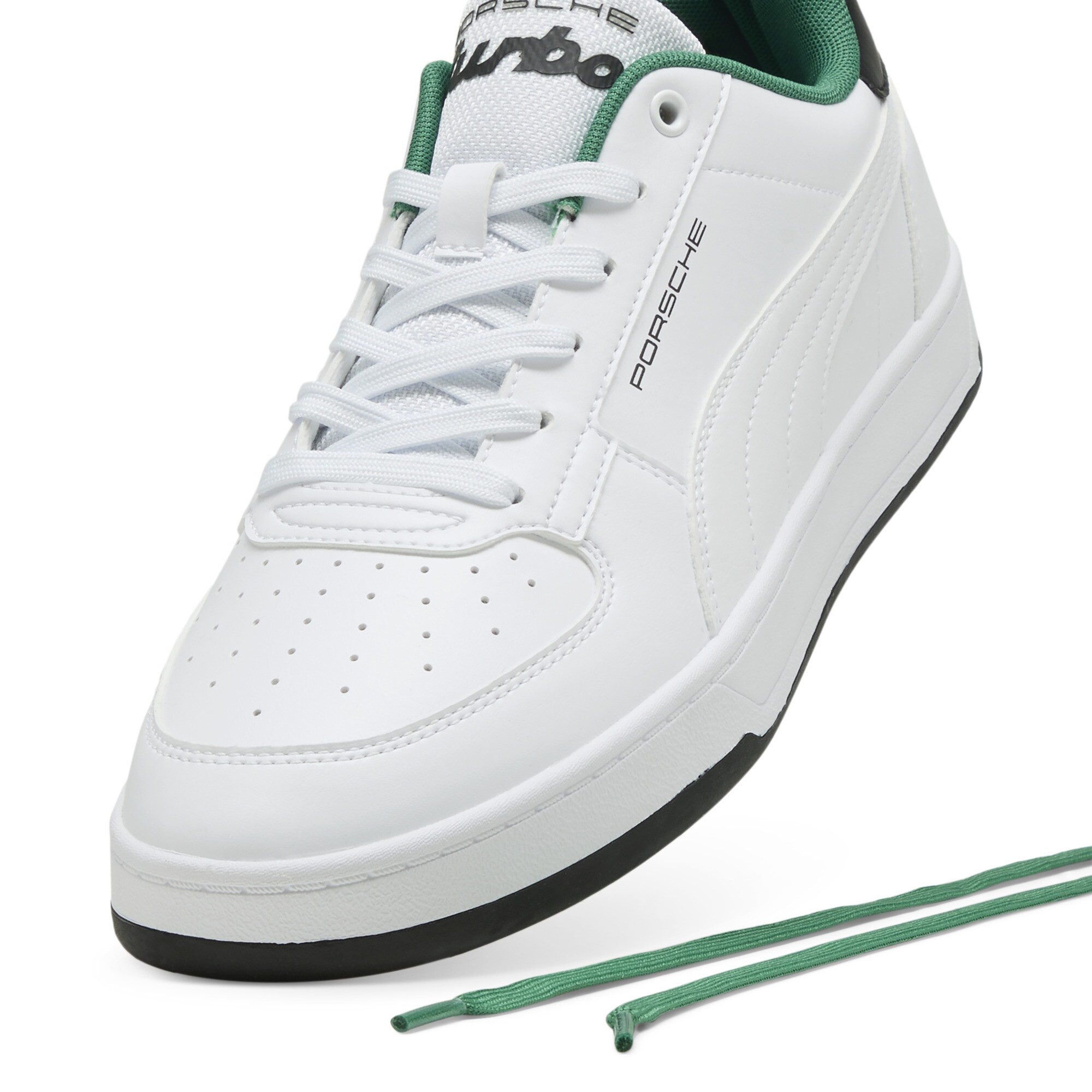 PUMA Porsche Legacy Caven 2.0 sneakers voor Dames, Wit/Groen