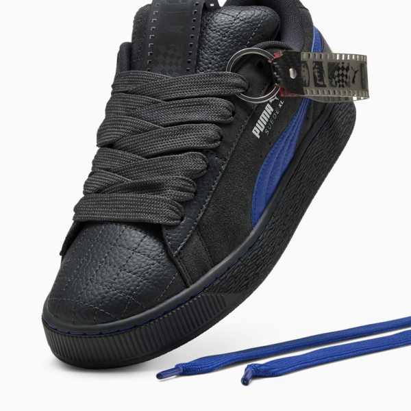 F1® 75 Years Suede XL Hero Sneakers, PUMA Black-Vivid Blue, large-ZAF