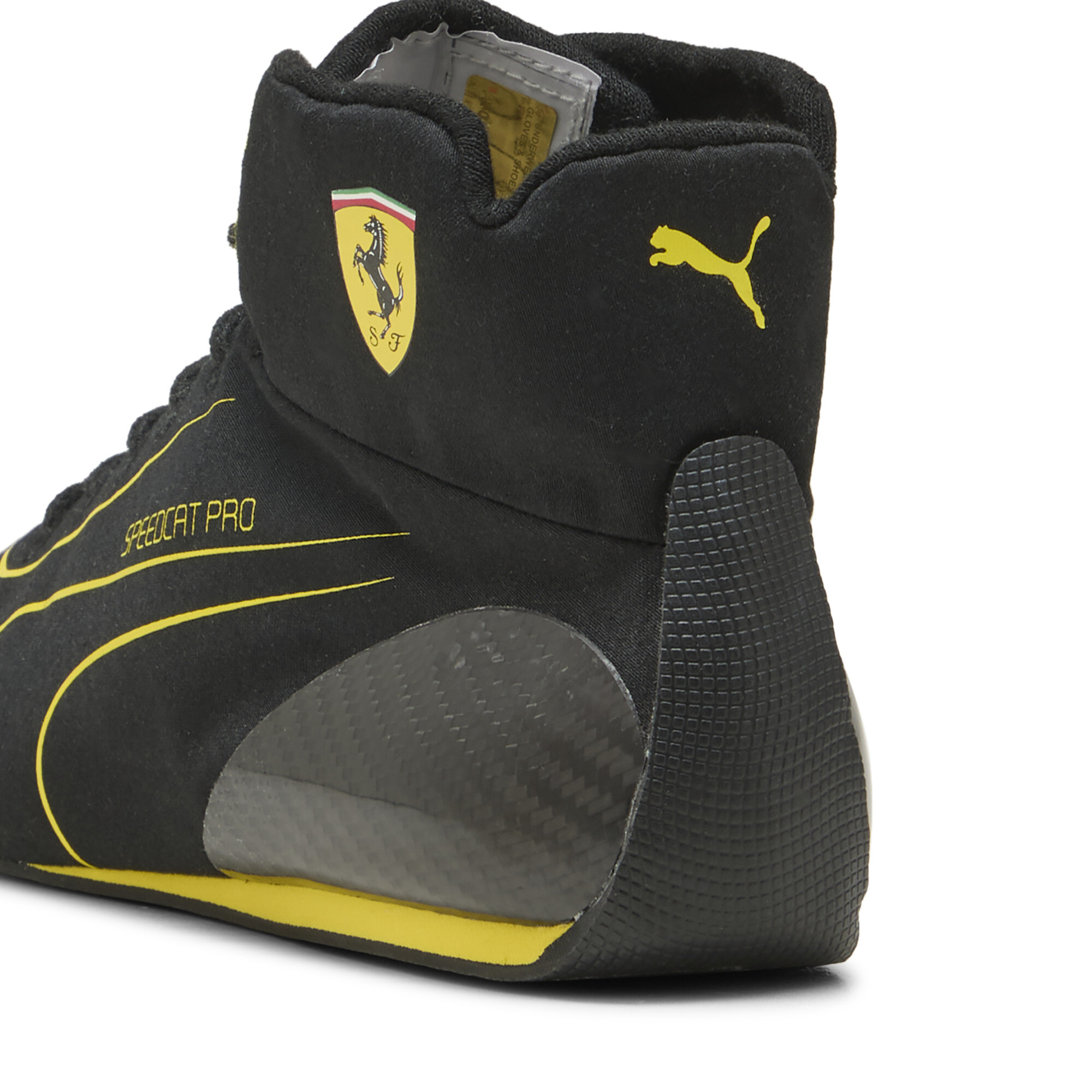 Men's Puma Ferrari Speedcat Pro Monza Motorsport Shoes, Black, Size 47, Shoes