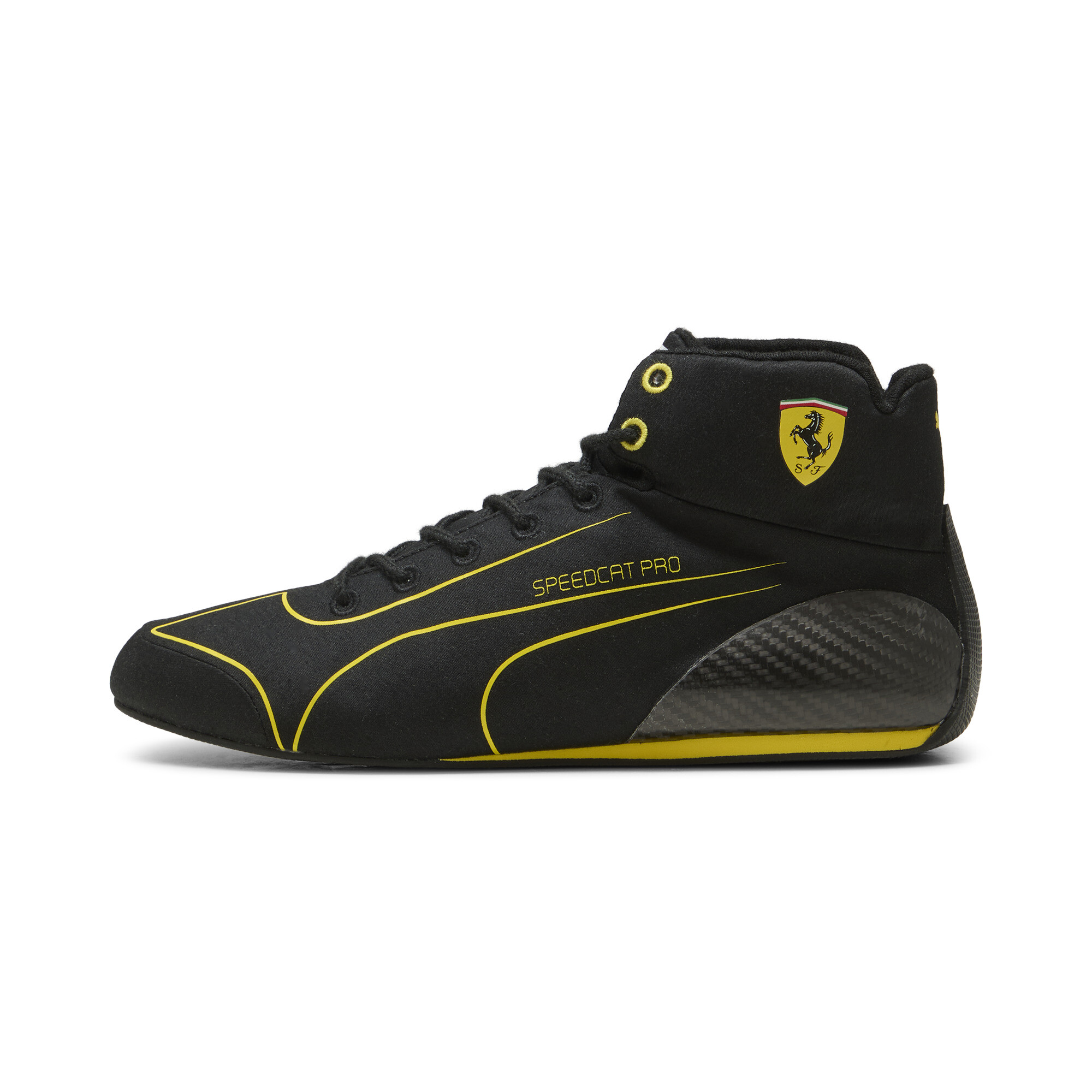 Men's Puma Ferrari Speedcat Pro Monza Motorsport Shoes, Black, Size 47, Shoes