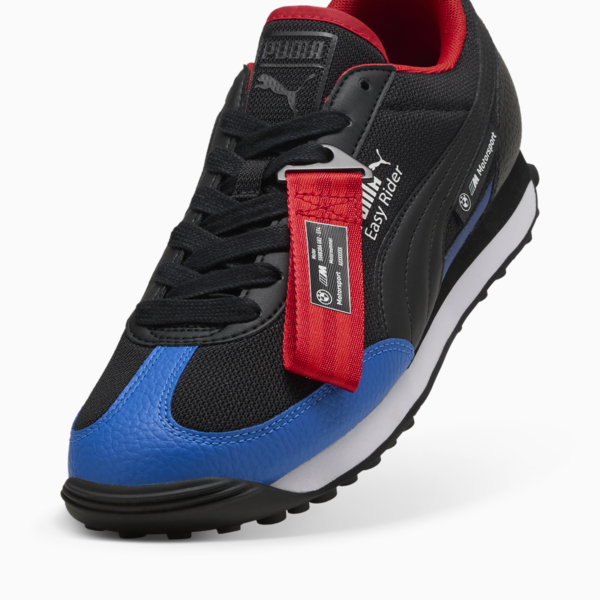 BMW M Motorsport Easy Rider Sneakers, PUMA Black-Cool Cobalt, large-ZAF