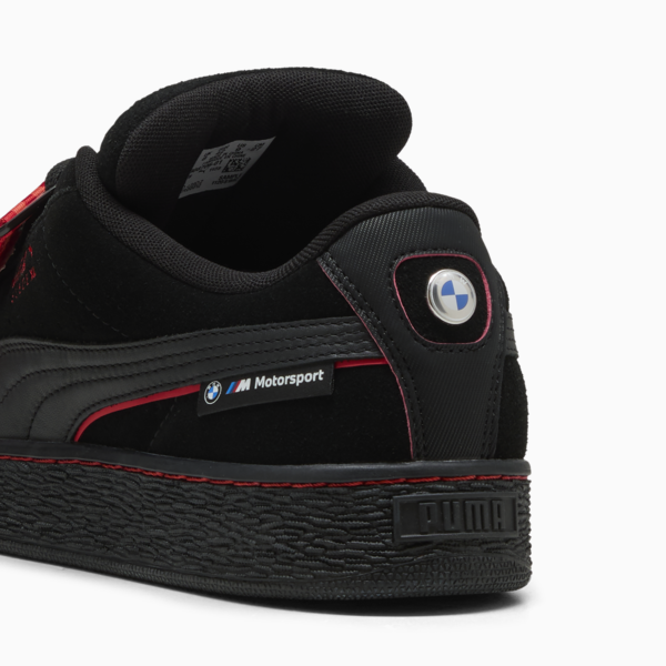 BMW M Motorsport Suede XL Sneakers, PUMA Black-Pop Red, large-ZAF