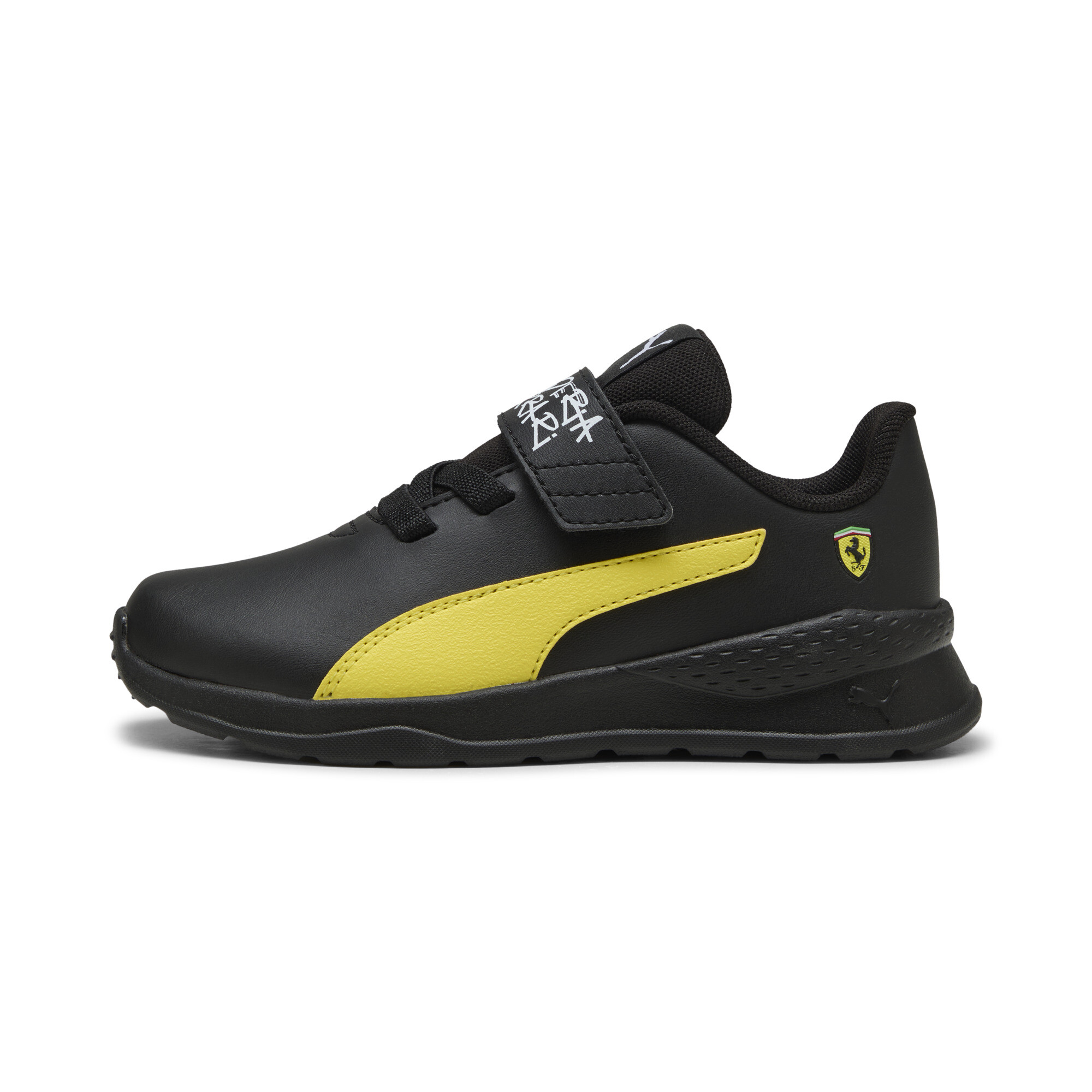 Puma Scuderia Ferrari HP Anzarun Sneakers Kinder Schuhe | Mit Colorful | Black/Speed Yellow | Größe: 30