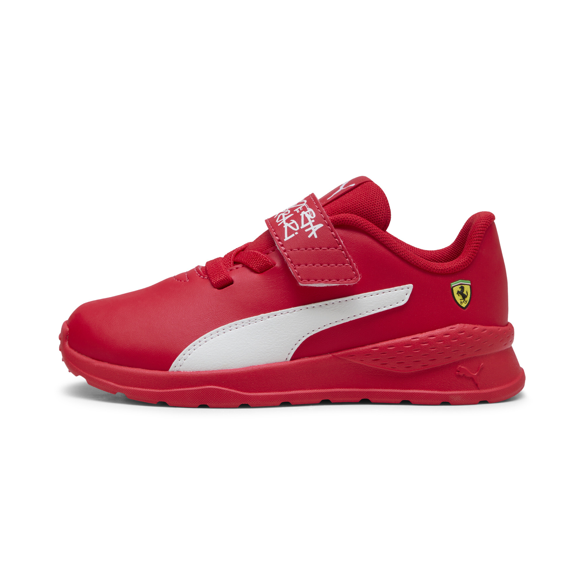 Puma Scuderia Ferrari HP Anzarun Sneakers Kinder Schuhe | Mit Colorful | Rosso Corsa/White | Größe: 32.5