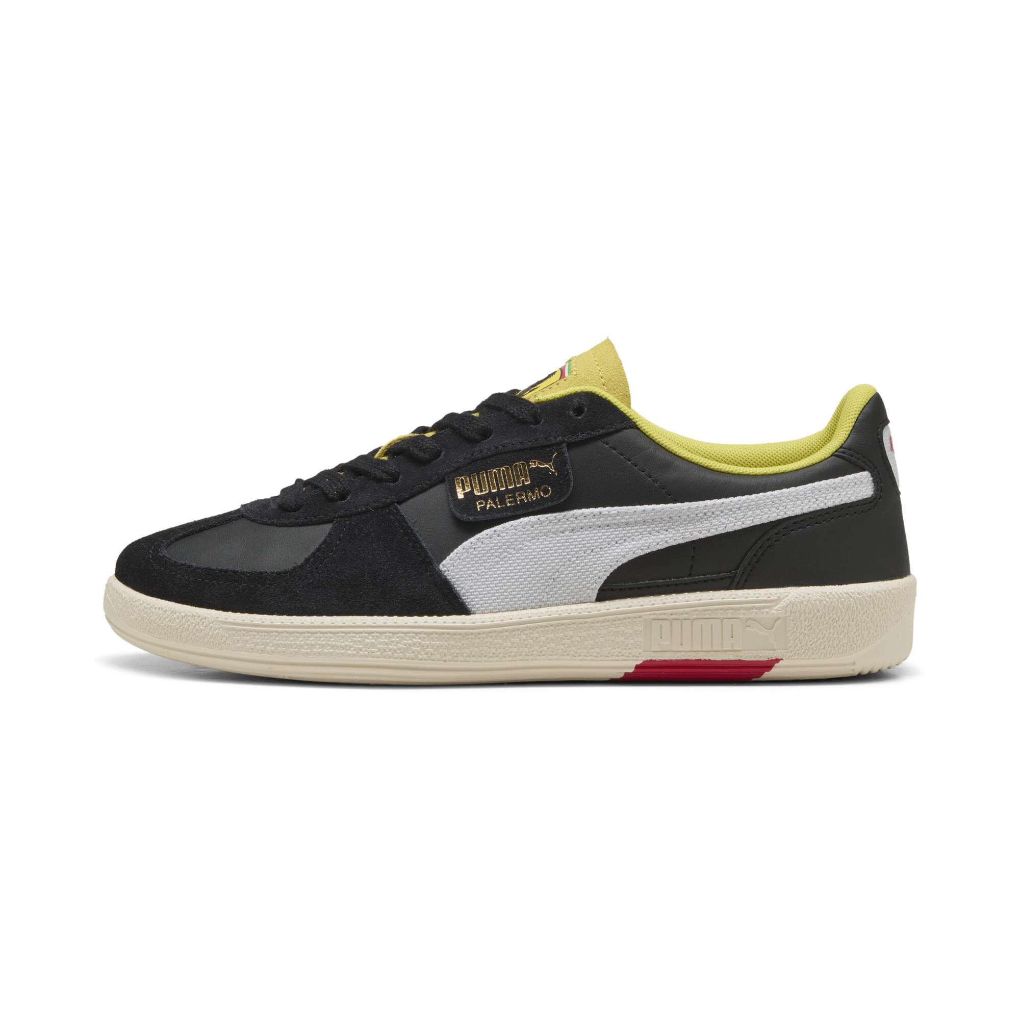 Puma Scuderia Ferrari HP Palermo Sneakers Unisex Schuhe | Mit Plain | Black/White | Größe: 37.5