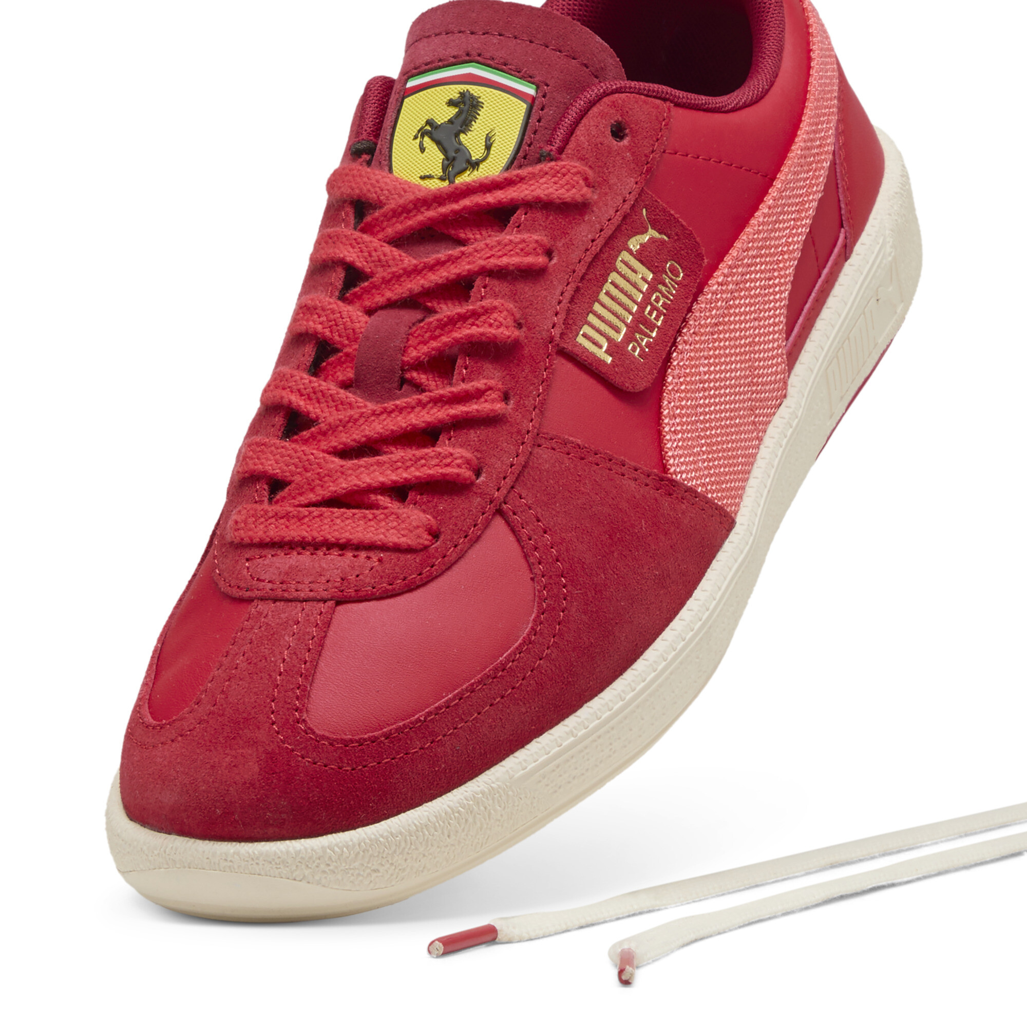 Scuderia Ferrari HP Palermo sneakers, Roze/Rood, Maat 38 | PUMA