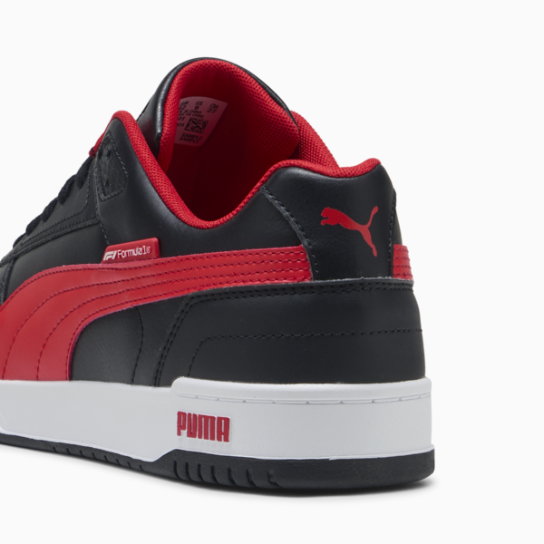 F1 RBD Game Low Sneakers, PUMA Black-Pop Red, large-MEX