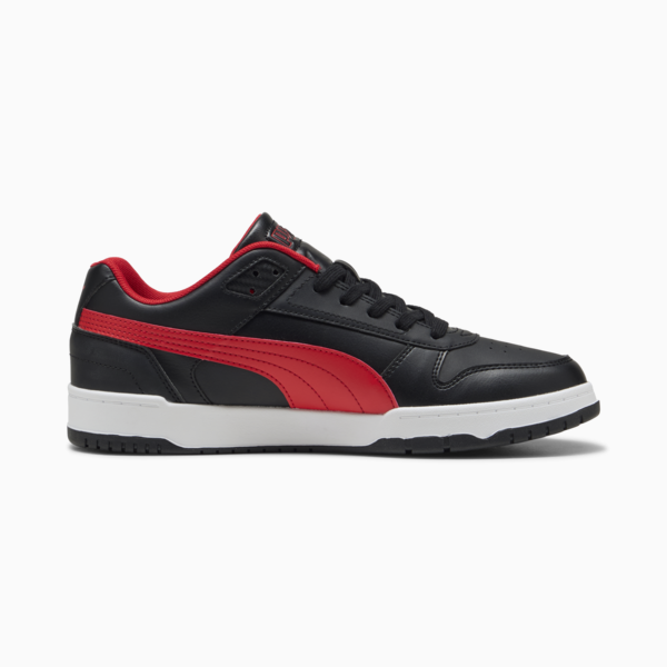 F1 RBD Game Low Sneakers, PUMA Black-Pop Red, large-MEX