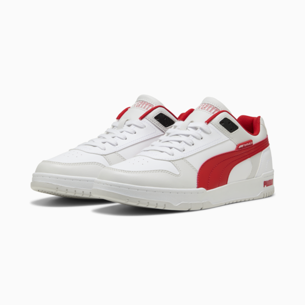 F1® RBD Game Low Sneakers, PUMA White-Pop Red, large-ZAF