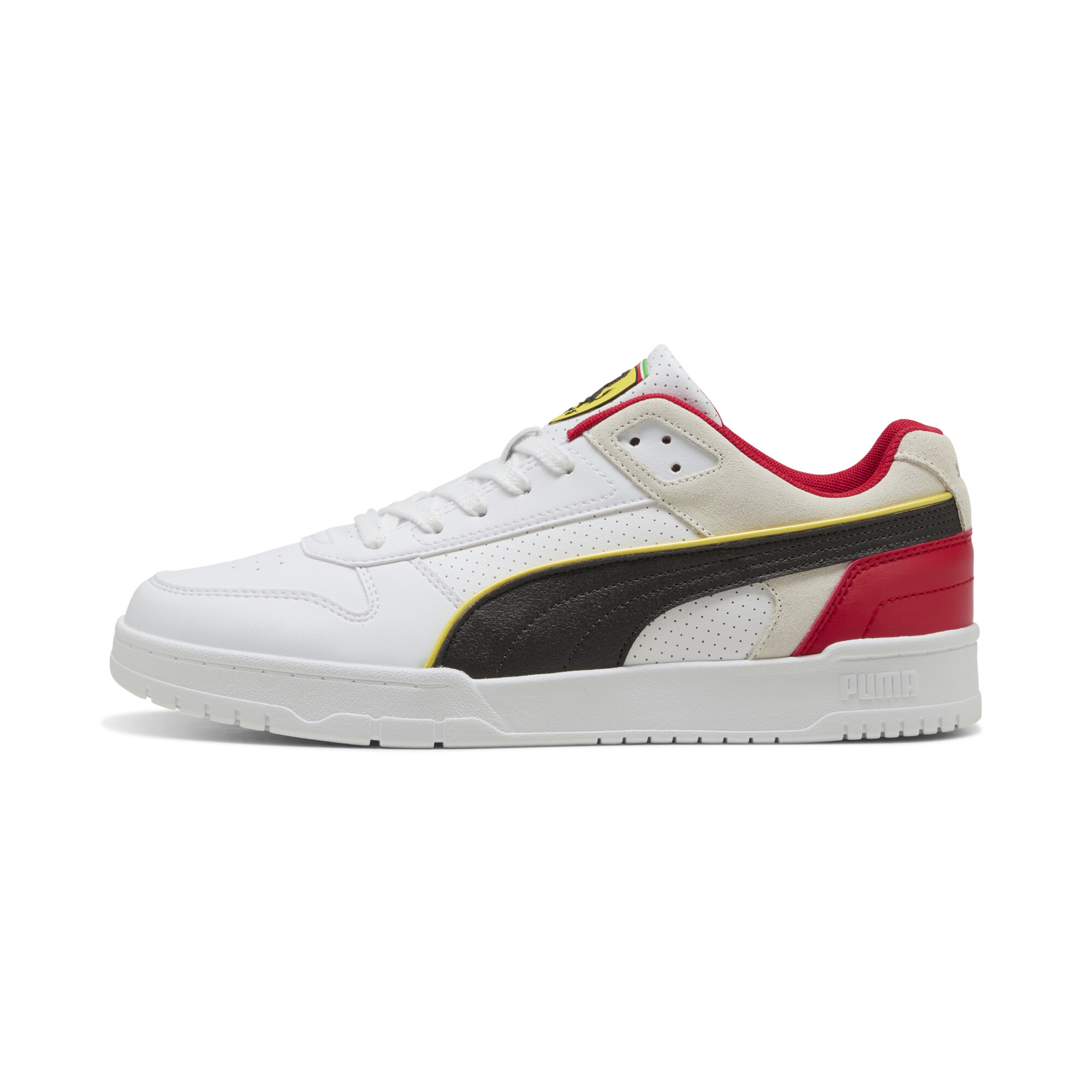 Puma Scuderia Ferrari HP RBD Game Sneakers mit niedrigem Profil Schuhe | Mit Colorful | White/Rosso Corsa | Größe: 42