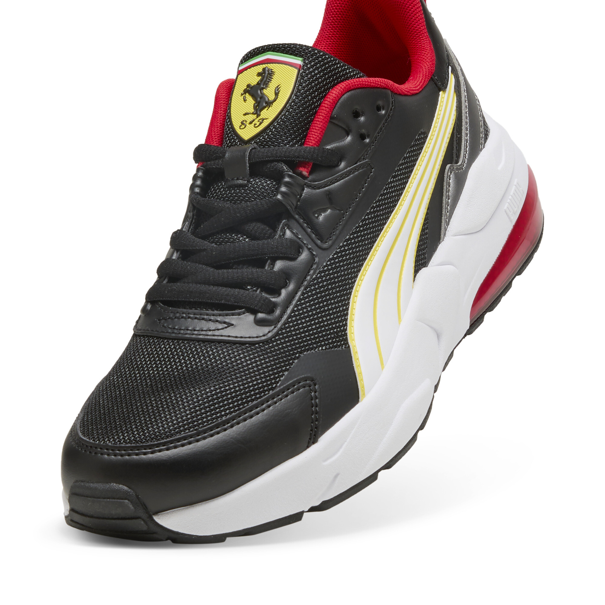 Scuderia Ferrari HP Vis2K sneakers, Zwart/Wit, Maat 42,5 | PUMA