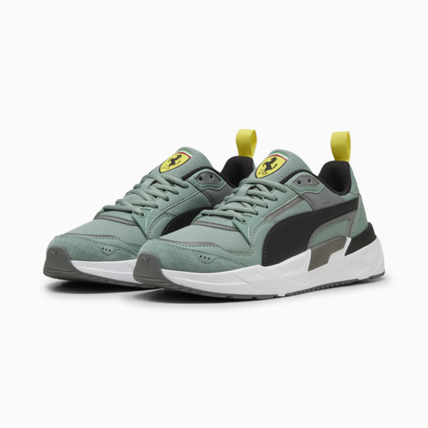 Scuderia Ferrari Trinity 2 Sneakers Unisex, PUMA Black-Green Moon, large-MEX