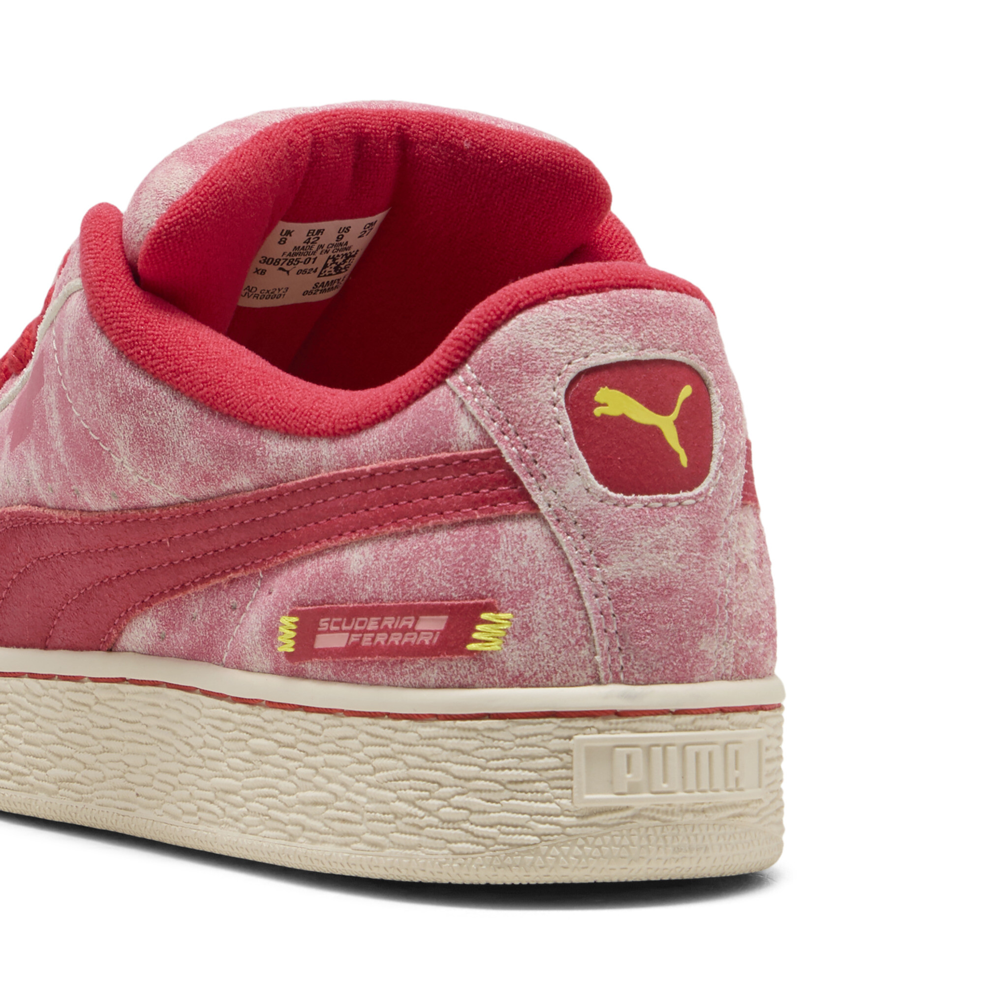 Puma Scuderia Ferrari Desert Sun Suede XL Sneakers Unisex, Red, Size 45, Shoes