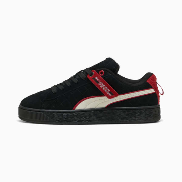 Scuderia Ferrari Race Suede XL Hero Sneakers, PUMA Black-Warm White, large-MEX