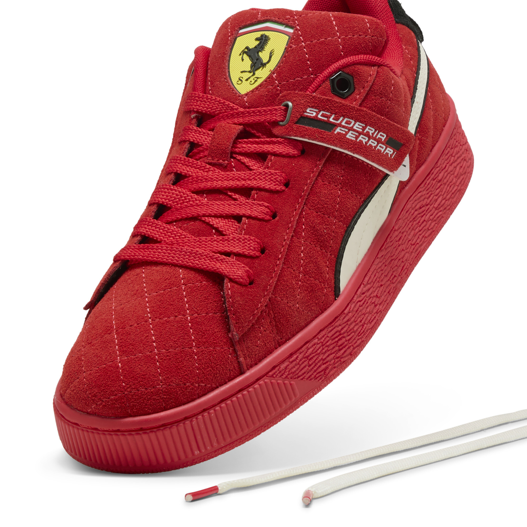 Scuderia Ferrari HP Race Suede XL Hero sneakers, Rood/Wit, Maat 42 | PUMA