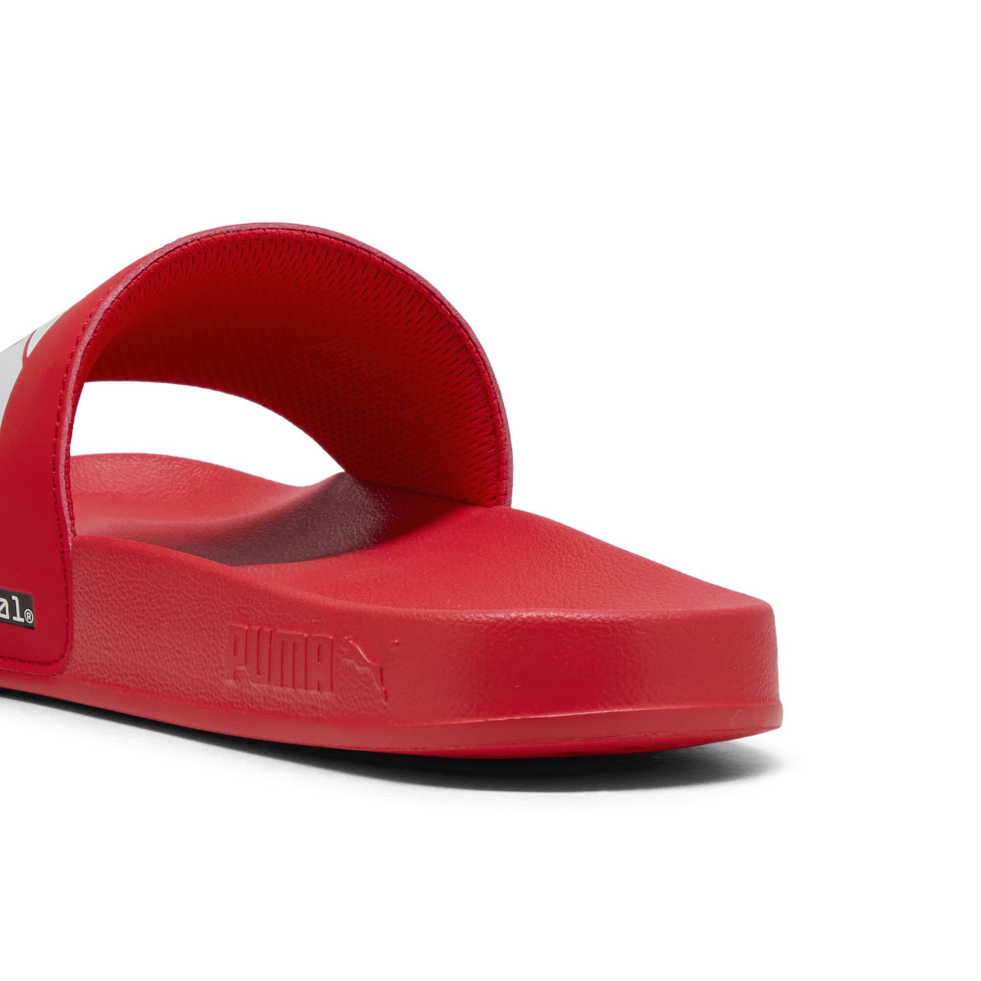 PUMA Formula 1Â® Leadcat 2.0-badslippers met logo, Rood/Wit, Maat 39 thumbnail 6