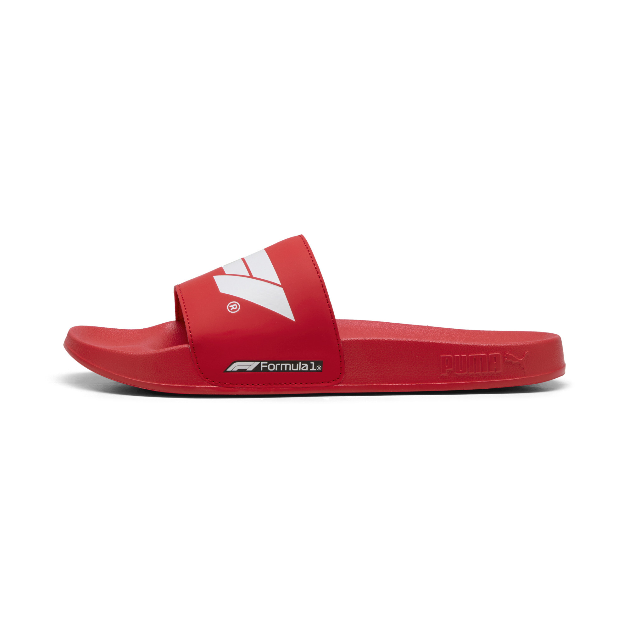 PUMA Formula 1Â® Leadcat 2.0-badslippers met logo, Rood/Wit, Maat 39 thumbnail 5