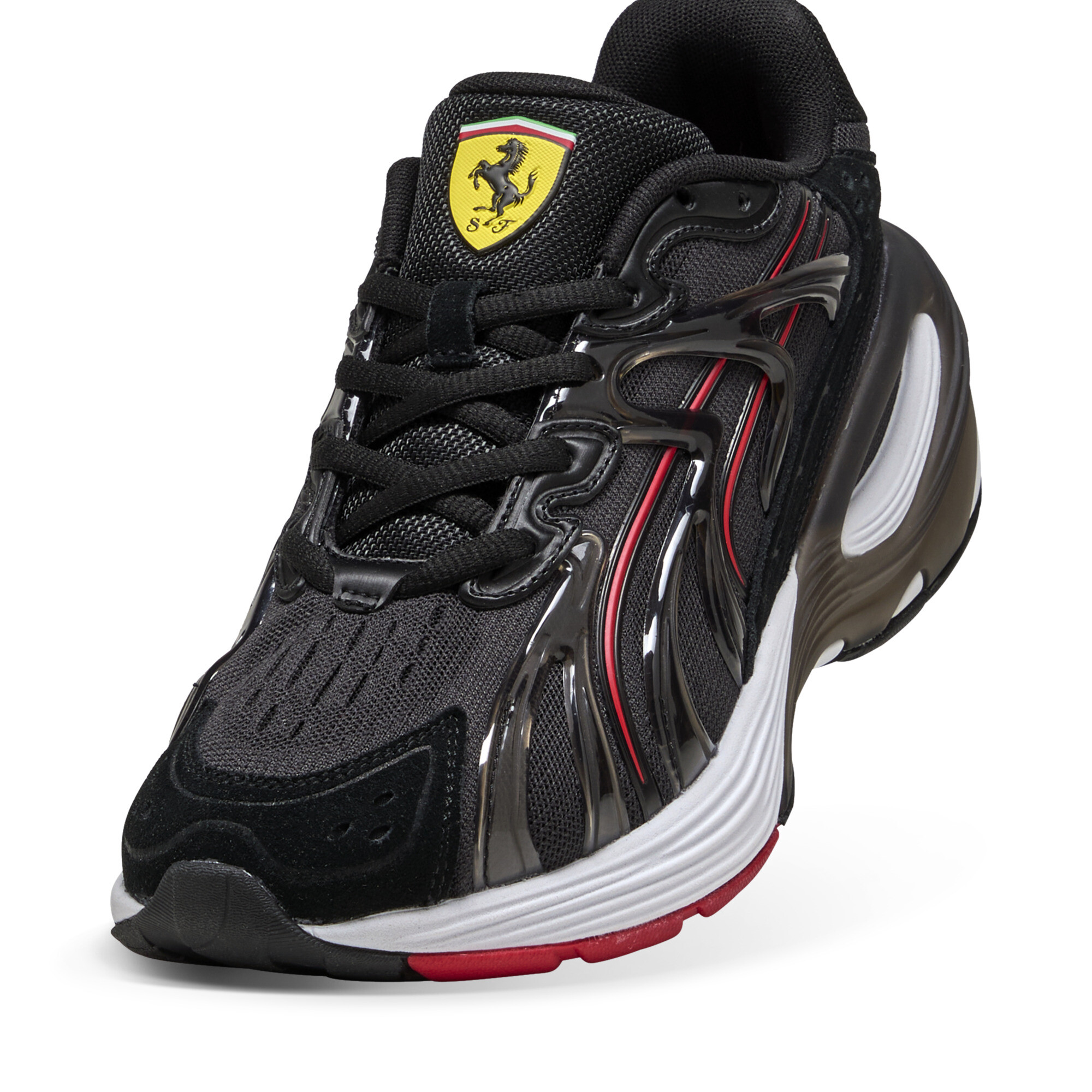 Scuderia Ferrari HP Inverse sneakers, Zwart/Rood, Maat 47 | PUMA