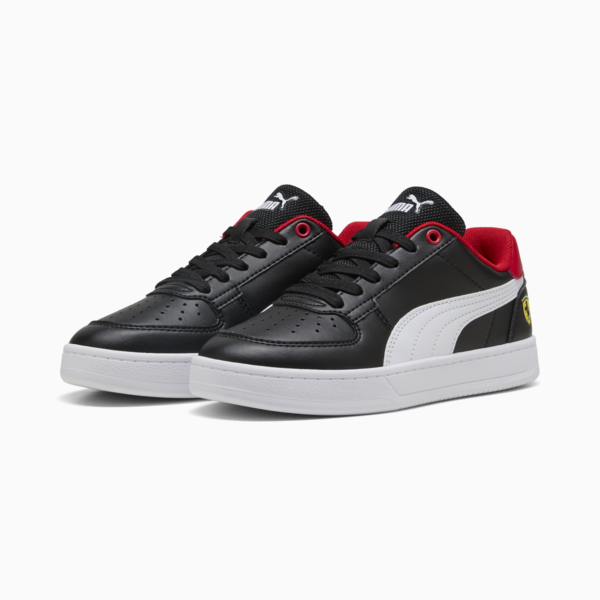 Tenis Scuderia Ferrari Caven 2.0 para adolescentes, PUMA Black-PUMA White, large-MEX