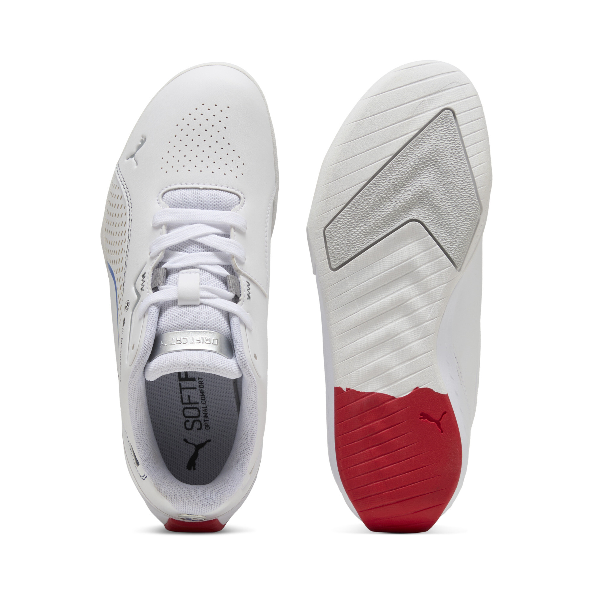 PUMA BMW M Motorsport Drift Cat 11 Sneakers, Wit, Maat 38,5 thumbnail 4