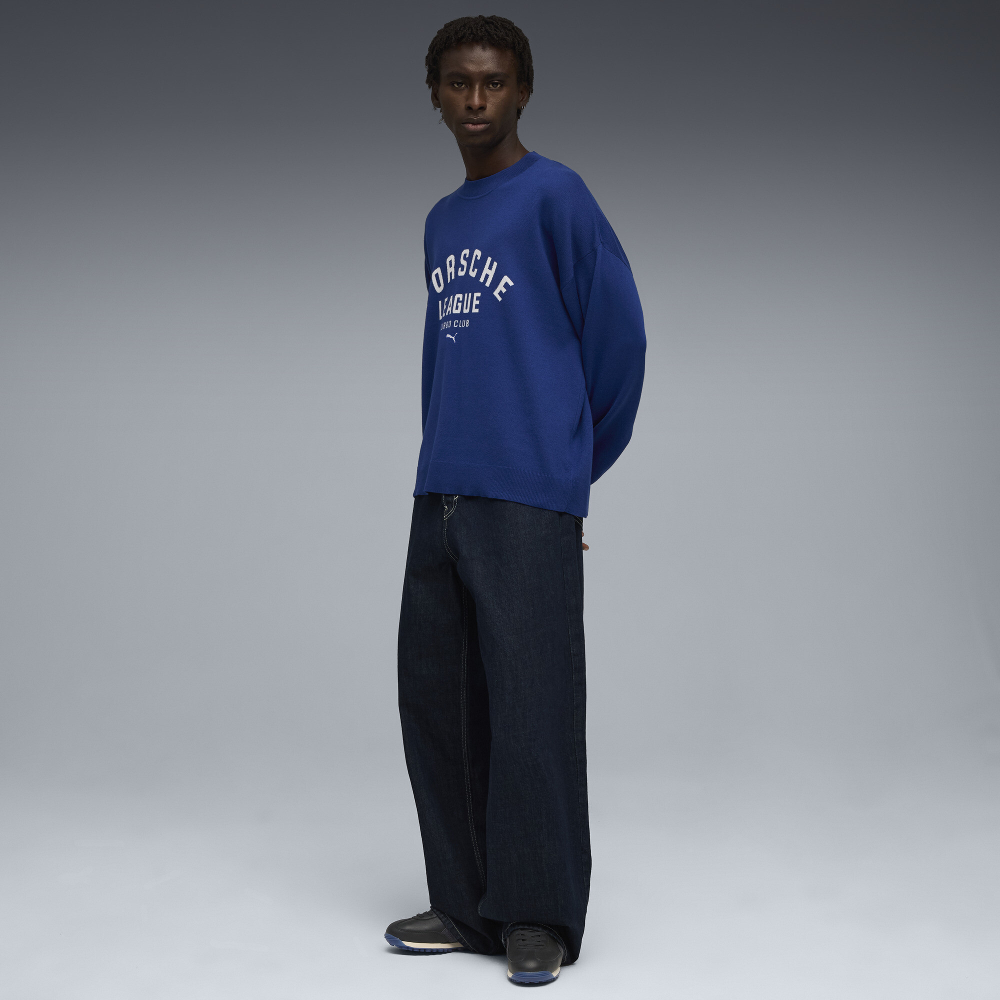 PUMA x PORSCHE LEGACY Easy Rider League sneakers Uniseks, Zwart/Grijs, Maat 44 thumbnail 8