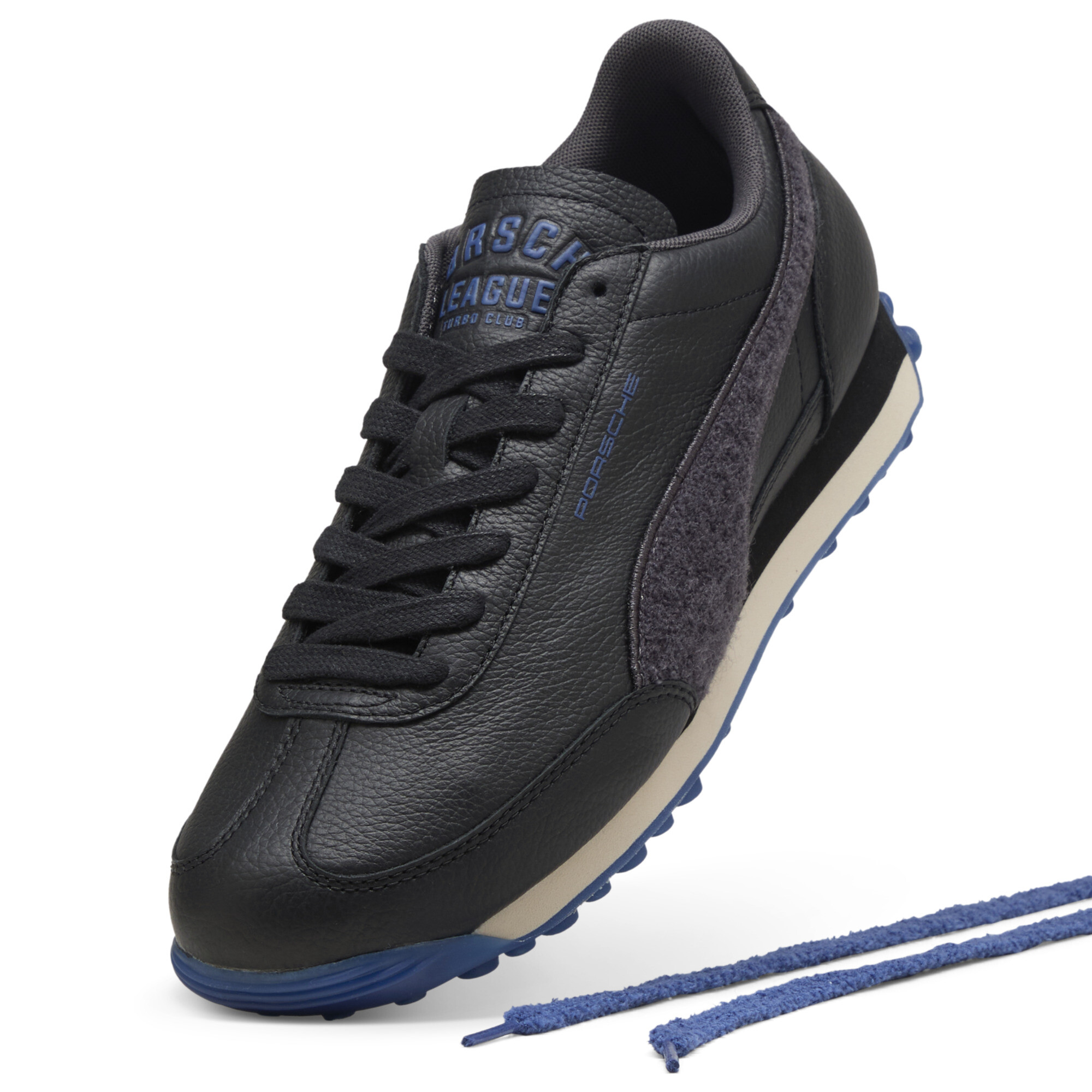 PUMA x PORSCHE LEGACY Easy Rider League sneakers Uniseks, Zwart/Grijs, Maat 44 thumbnail 3