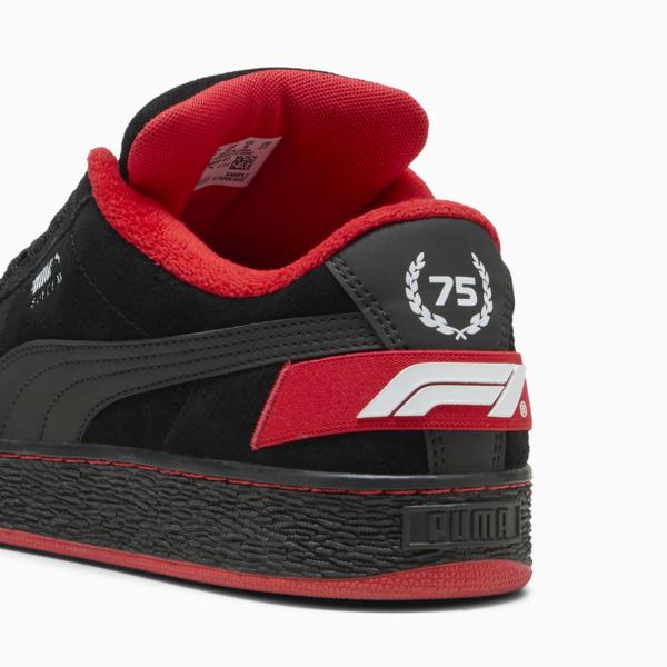 F1® 75 Yrs Suede XL Sneakers Unisex, PUMA Black-Pop Red, large-ZAF