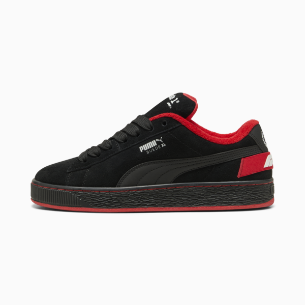 F1® 75 Yrs Suede XL Sneakers Unisex, PUMA Black-Pop Red, large-ZAF