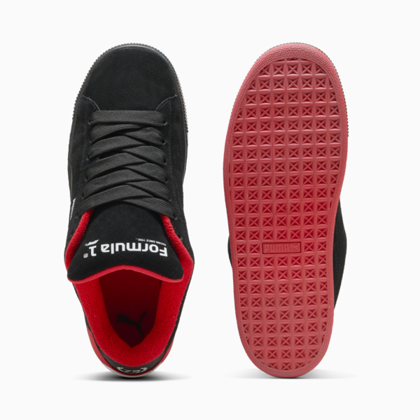 F1® 75 Yrs Suede XL Sneakers Unisex, PUMA Black-Pop Red, large-ZAF