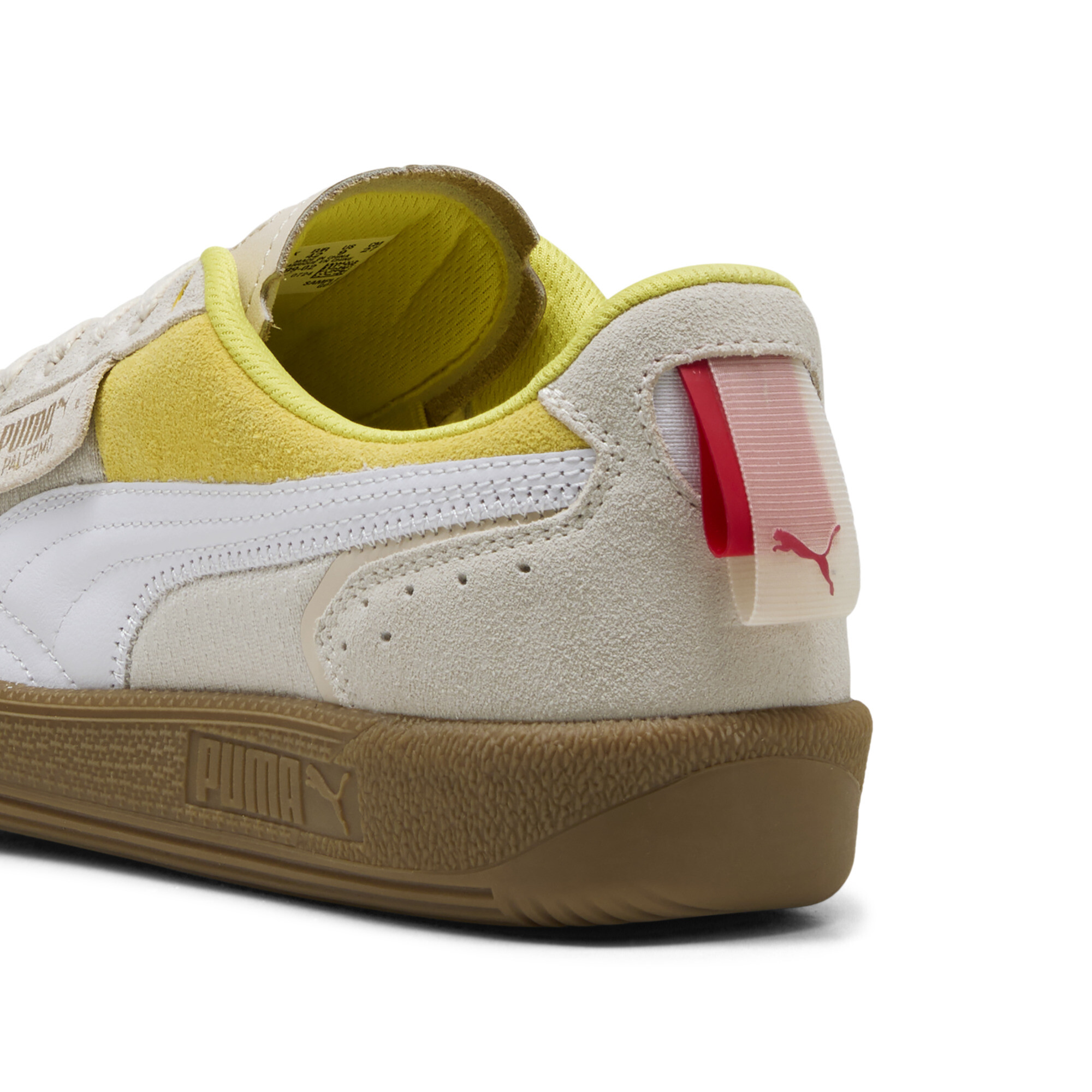 PUMA Scuderia Ferrari Palermo uniseks sneakers, Geel, Maat 42,5 thumbnail 5