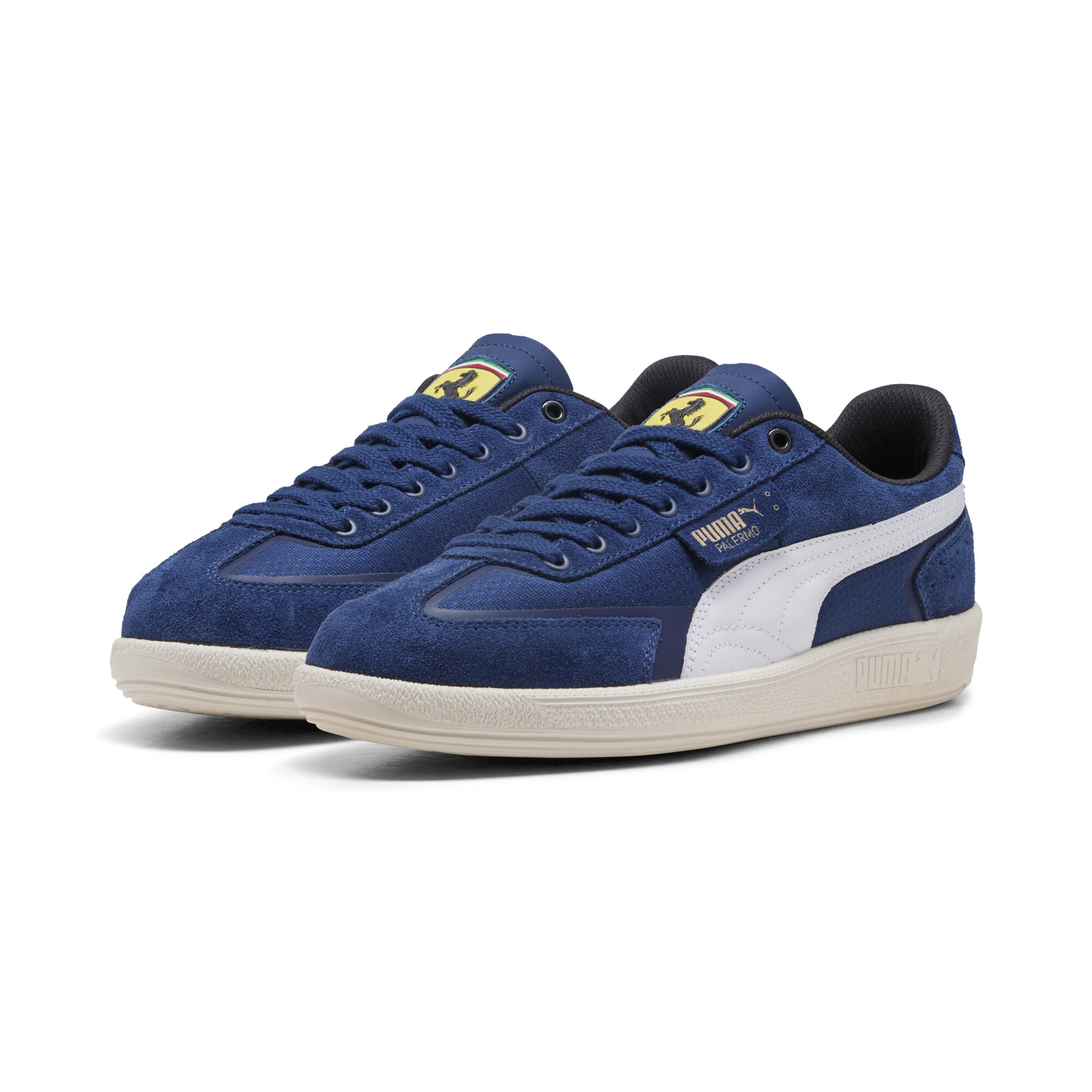 PUMA Scuderia Ferrari Palermo uniseks sneakers, Blauw/Wit, Maat 43 thumbnail 6